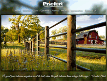 Tablet Screenshot of priefertfence.com